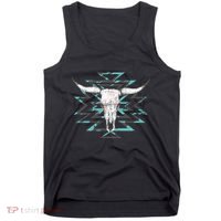 Boho Cow Skull Tank Top thumb 0