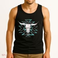 Boho Cow Skull Tank Top thumb 3