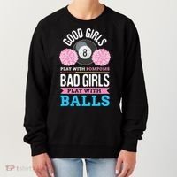 Billiards Cue Sport Game Pool Balls Billiard Player Gift Cute Gift Women's Sweatshirt thumb 0