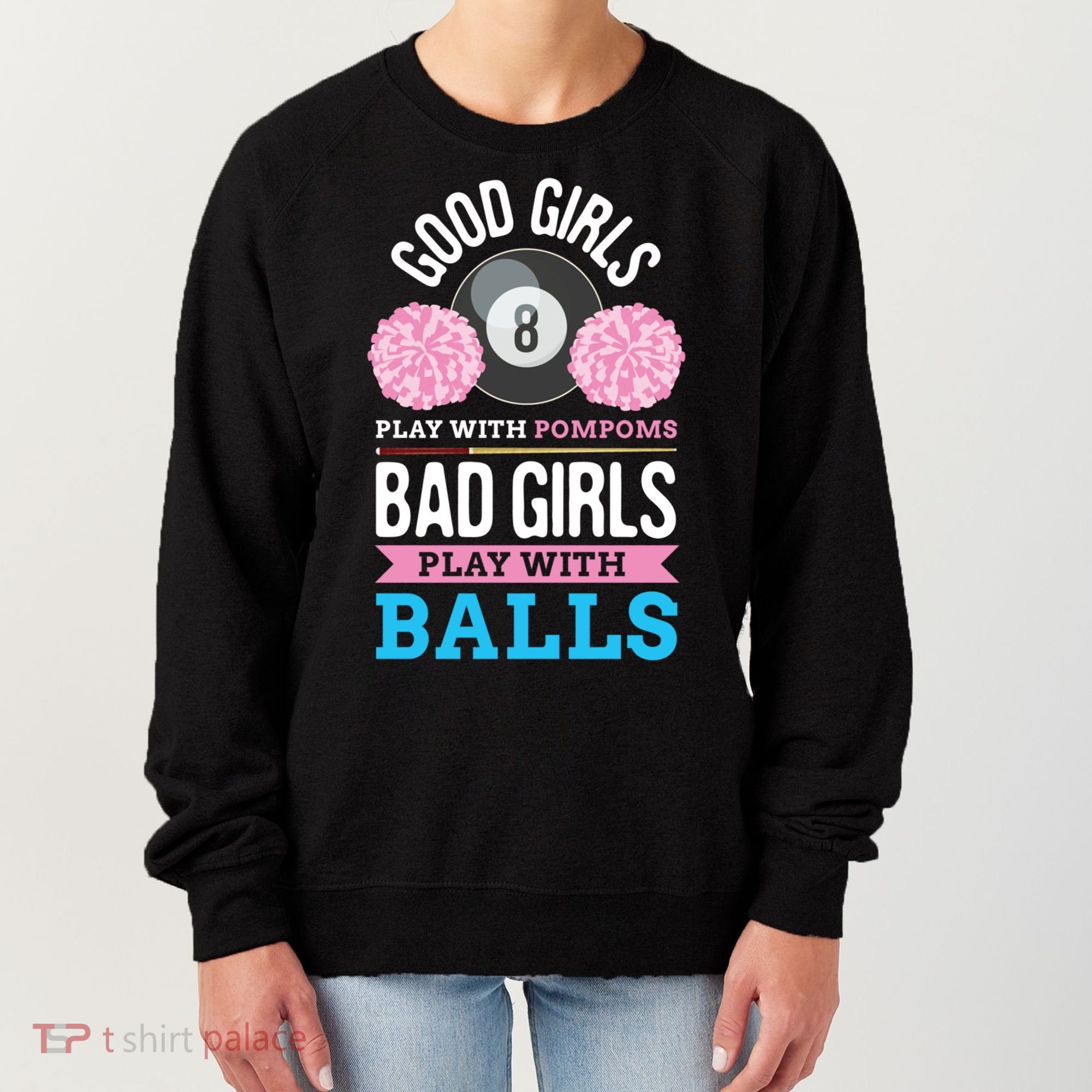 Billiards Cue Sport Game Pool Balls Billiard Player Gift Cute Gift Women's Sweatshirt