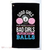 Billiards Cue Sport Game Pool Balls Billiard Player Gift Cute Gift Golf Towel thumb 0