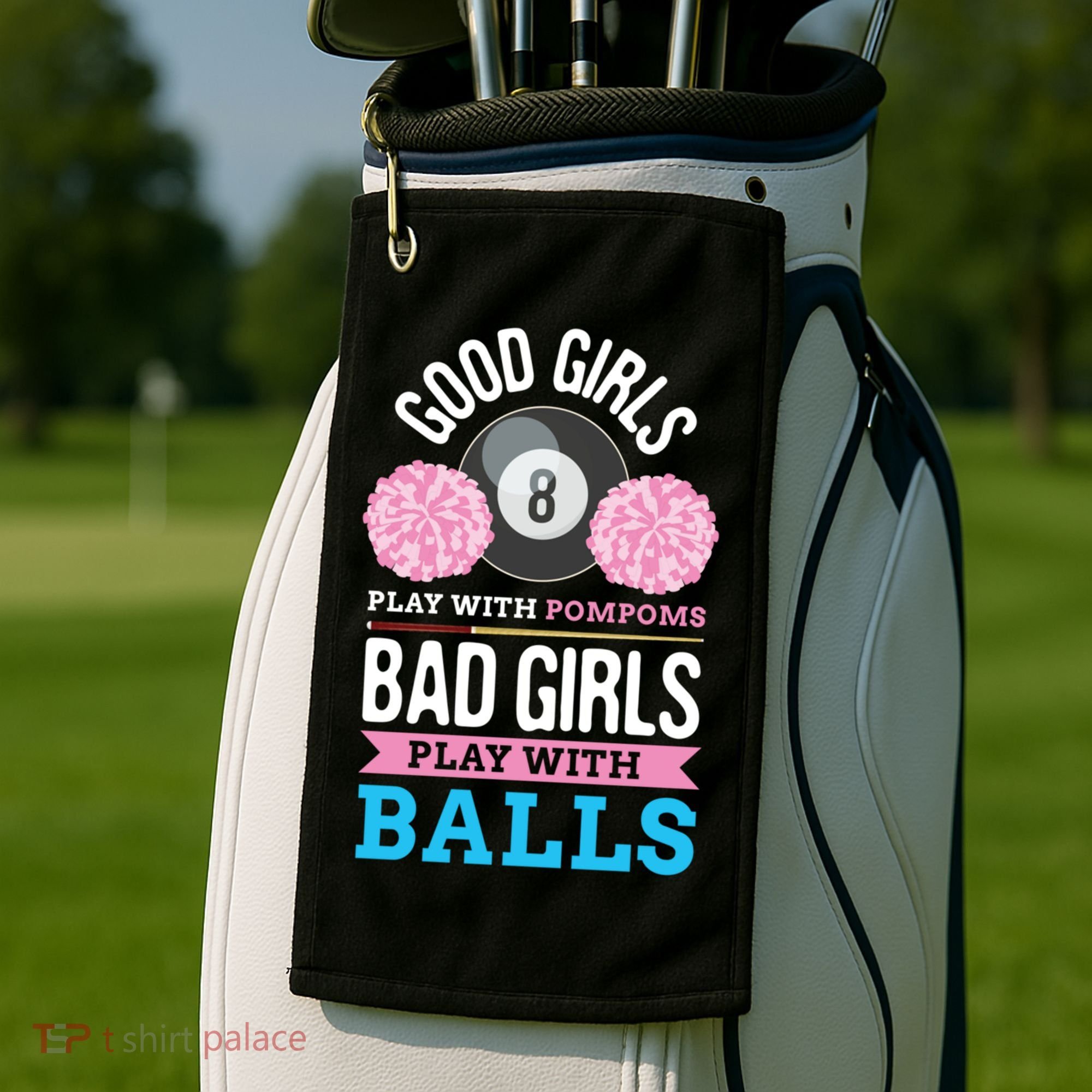 Billiards Cue Sport Game Pool Balls Billiard Player Gift Cute Gift Golf Towel