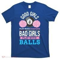 Billiards Cue Sport Game Pool Balls Billiard Player Gift Cute Gift T-Shirt thumb 0