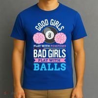 Billiards Cue Sport Game Pool Balls Billiard Player Gift Cute Gift T-Shirt thumb 3