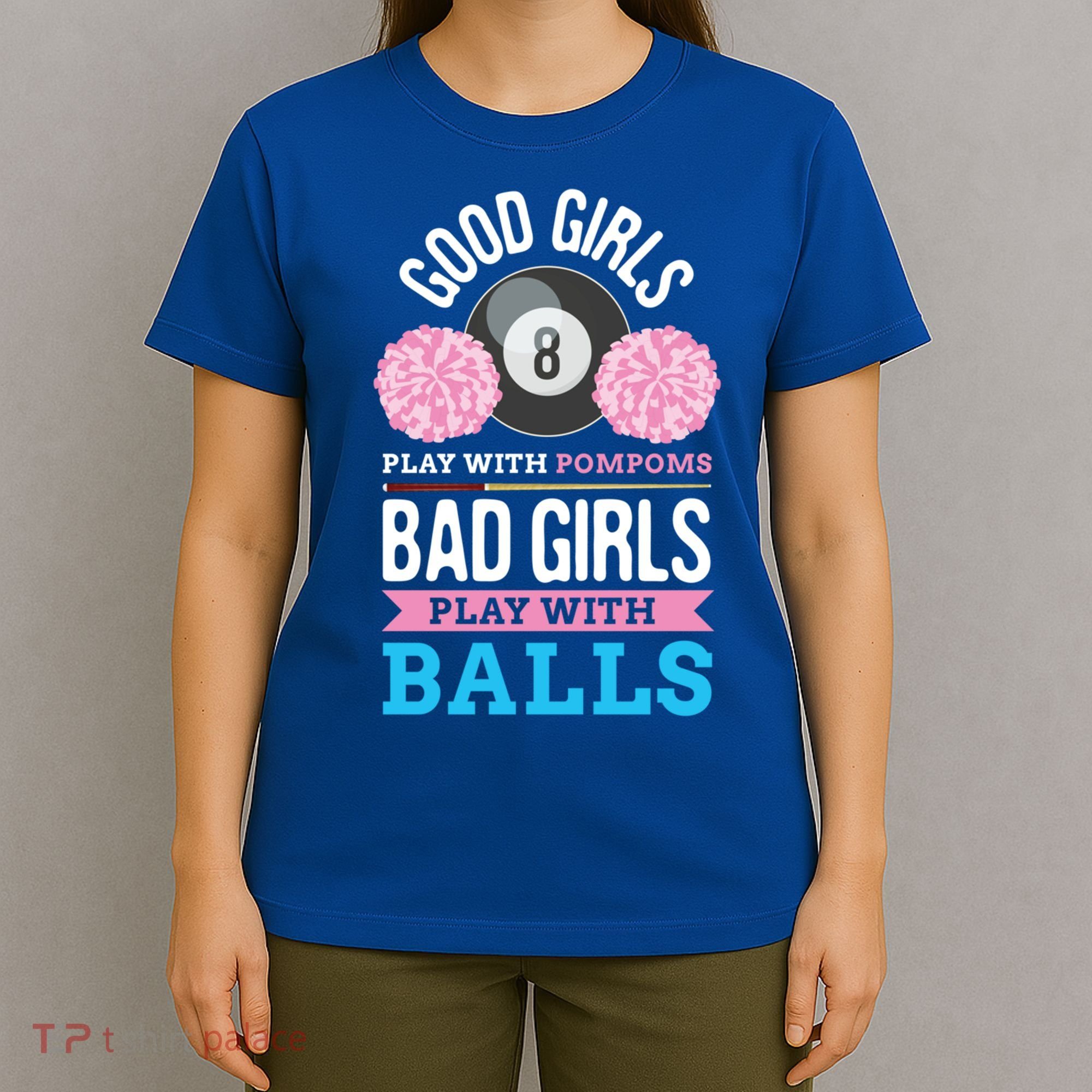 Billiards Cue Sport Game Pool Balls Billiard Player Gift Cute Gift T-Shirt