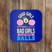 Billiards Cue Sport Game Pool Balls Billiard Player Gift Cute Gift Coaster thumb 0