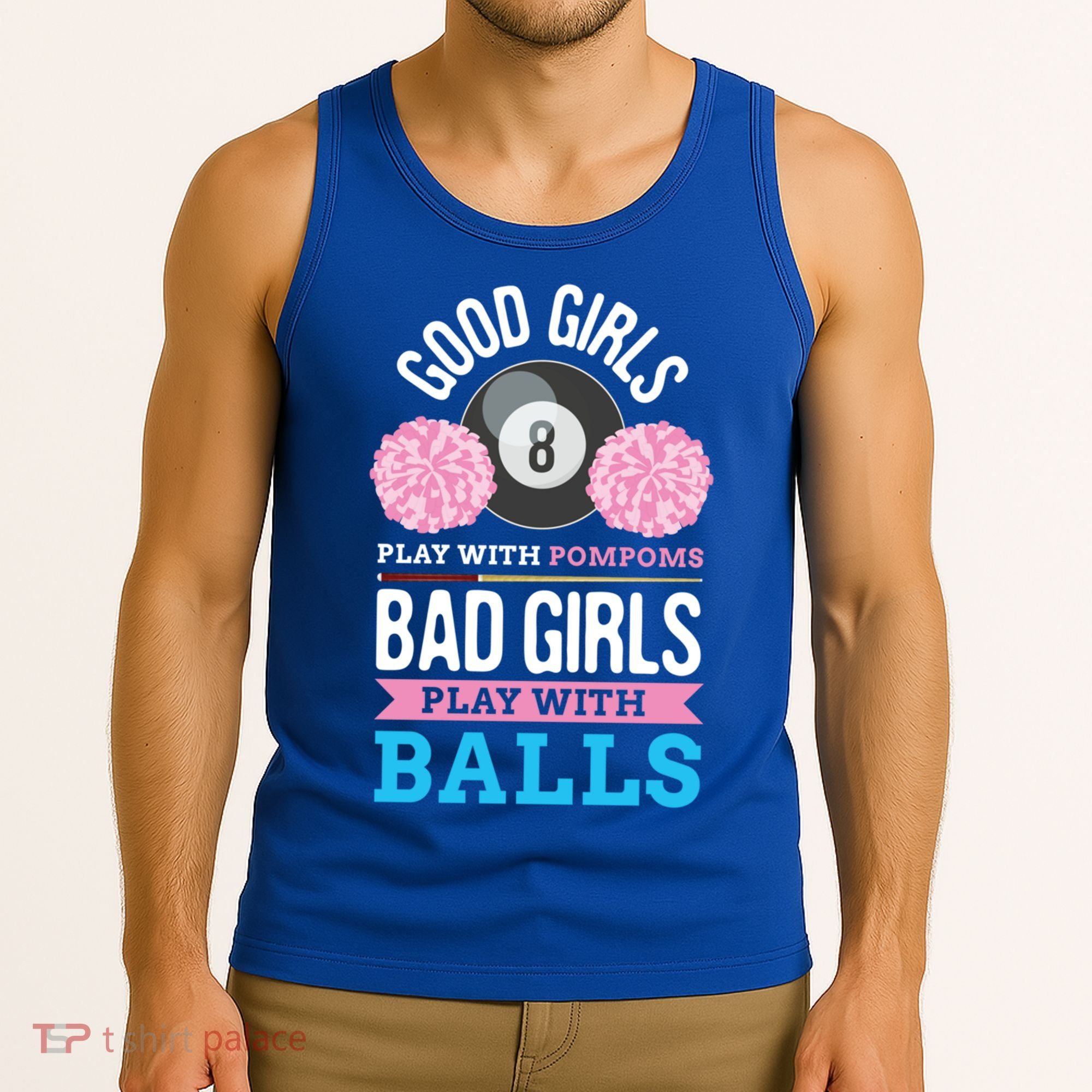 Billiards Cue Sport Game Pool Balls Billiard Player Gift Cute Gift Tank Top