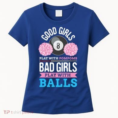 Billiards Cue Sport Game Pool Balls Billiard Player Gift Cute Gift Women's T-Shirt