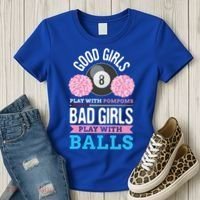 Billiards Cue Sport Game Pool Balls Billiard Player Gift Cute Gift Women's T-Shirt thumb 3
