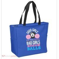 Billiards Cue Sport Game Pool Balls Billiard Player Gift Cute Gift Tote Bag thumb 2