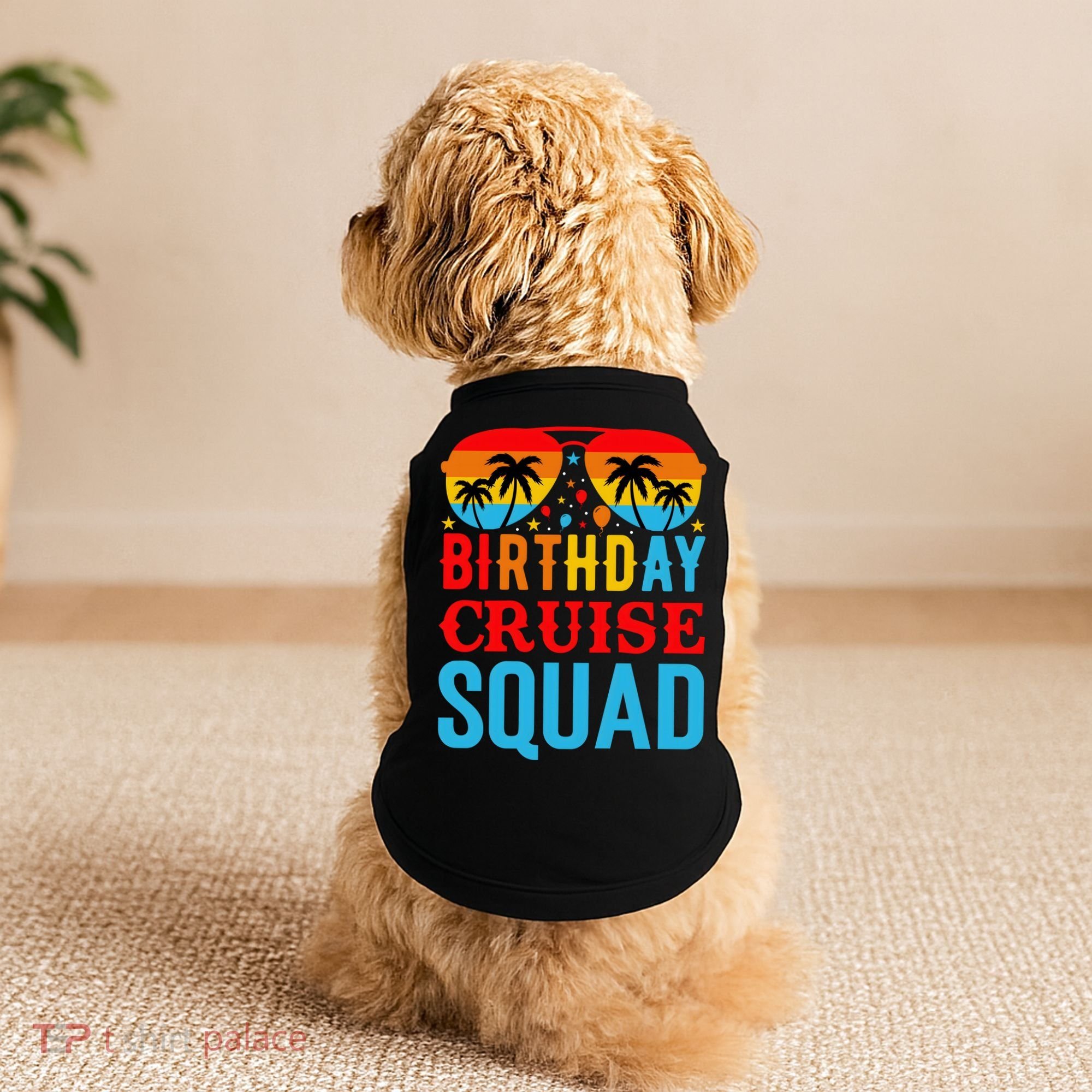 Birthday Cruise Squad Doggie Tank
