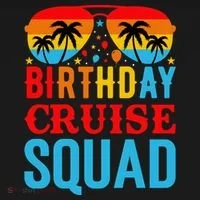 Birthday Cruise Squad Bucket Hat thumb 4