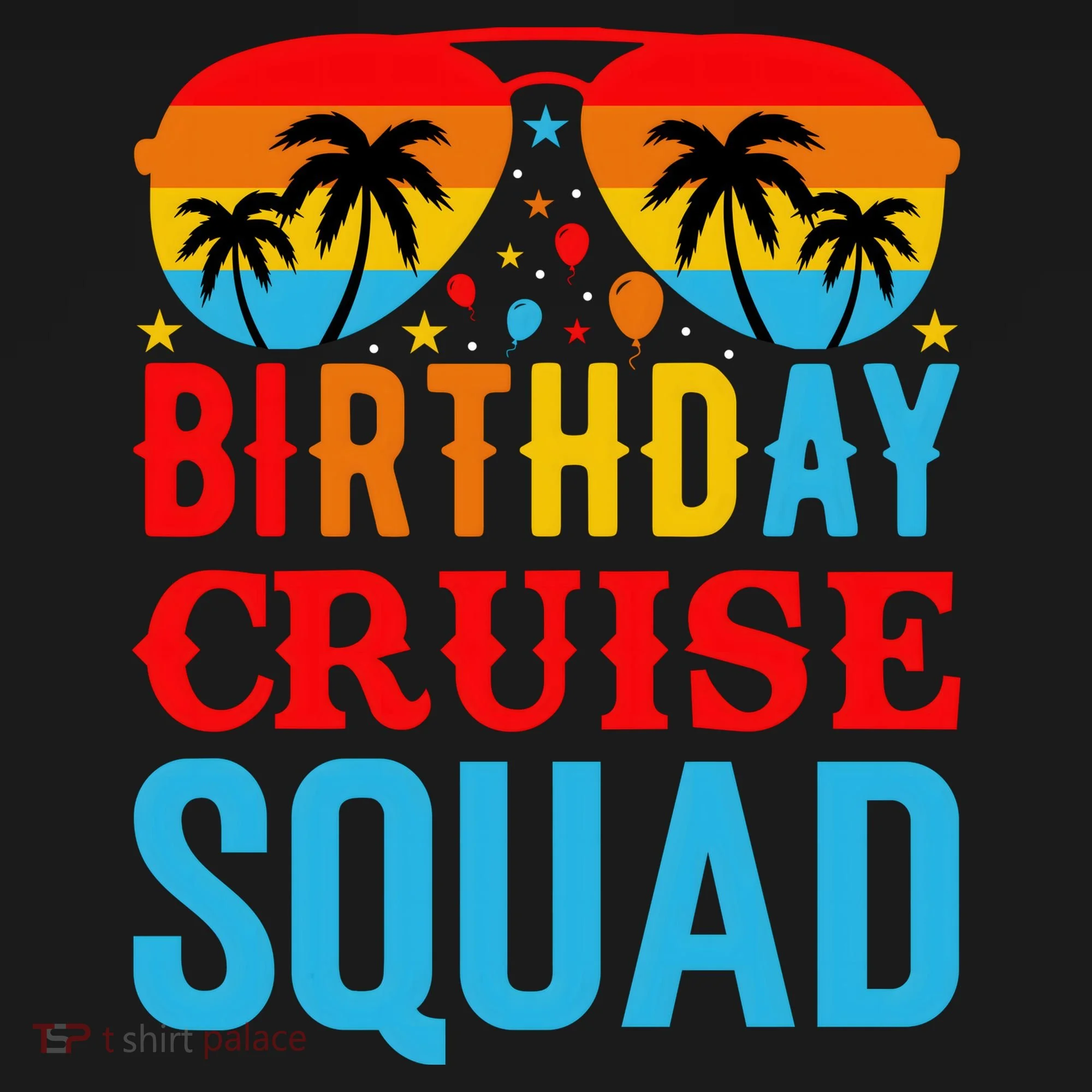 Birthday Cruise Squad Bucket Hat