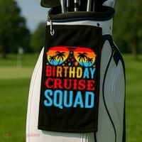 Birthday Cruise Squad Golf Towel thumb 2