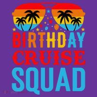 Birthday Cruise Squad Button thumb 1