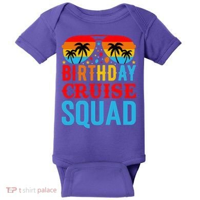 Birthday Cruise Squad Baby Bodysuit