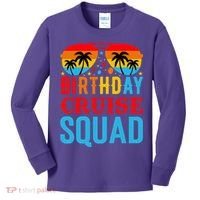 Birthday Cruise Squad Kids Long Sleeve Shirt thumb 0