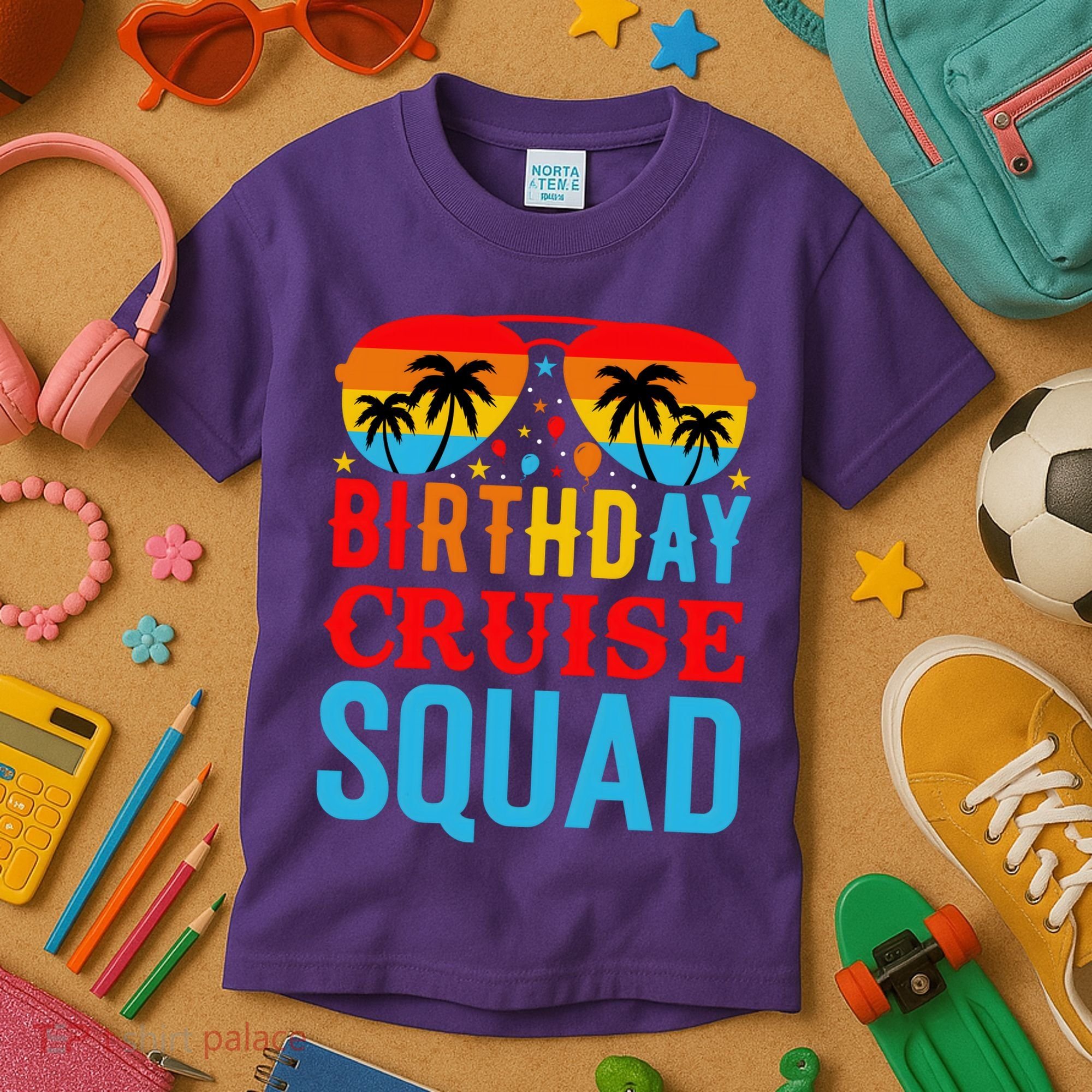 Birthday Cruise Squad Kids T-Shirt