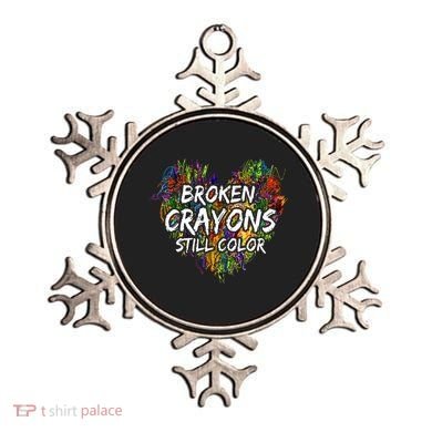 Broken Crayons Still Color Mental Health Awareness Supporter Ornament