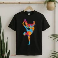 Breakdancing Colorful Street Dancing Breakdancer T-Shirt thumb 2