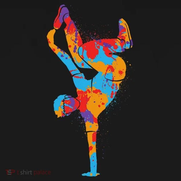 Breakdancing Colorful Street Dancing Breakdancer Backpack