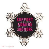 Breast Cancer Support Admire Honor Breast Cancer Awareness Ornament thumb 0