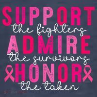 Breast Cancer Support Admire Honor Breast Cancer Awareness T-Shirt thumb 5
