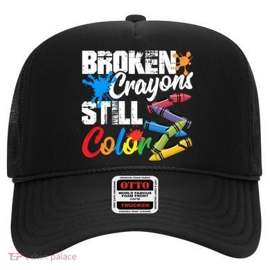 Broken Crayons Still Colortal Health Awareness Hat