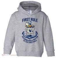 Boat Captain Sailor Seaman Seafarer Maritime Anchor Toddler Hoodie thumb 0