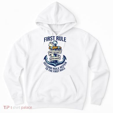 Boat Captain Sailor Seaman Seafarer Maritime Anchor Hoodie