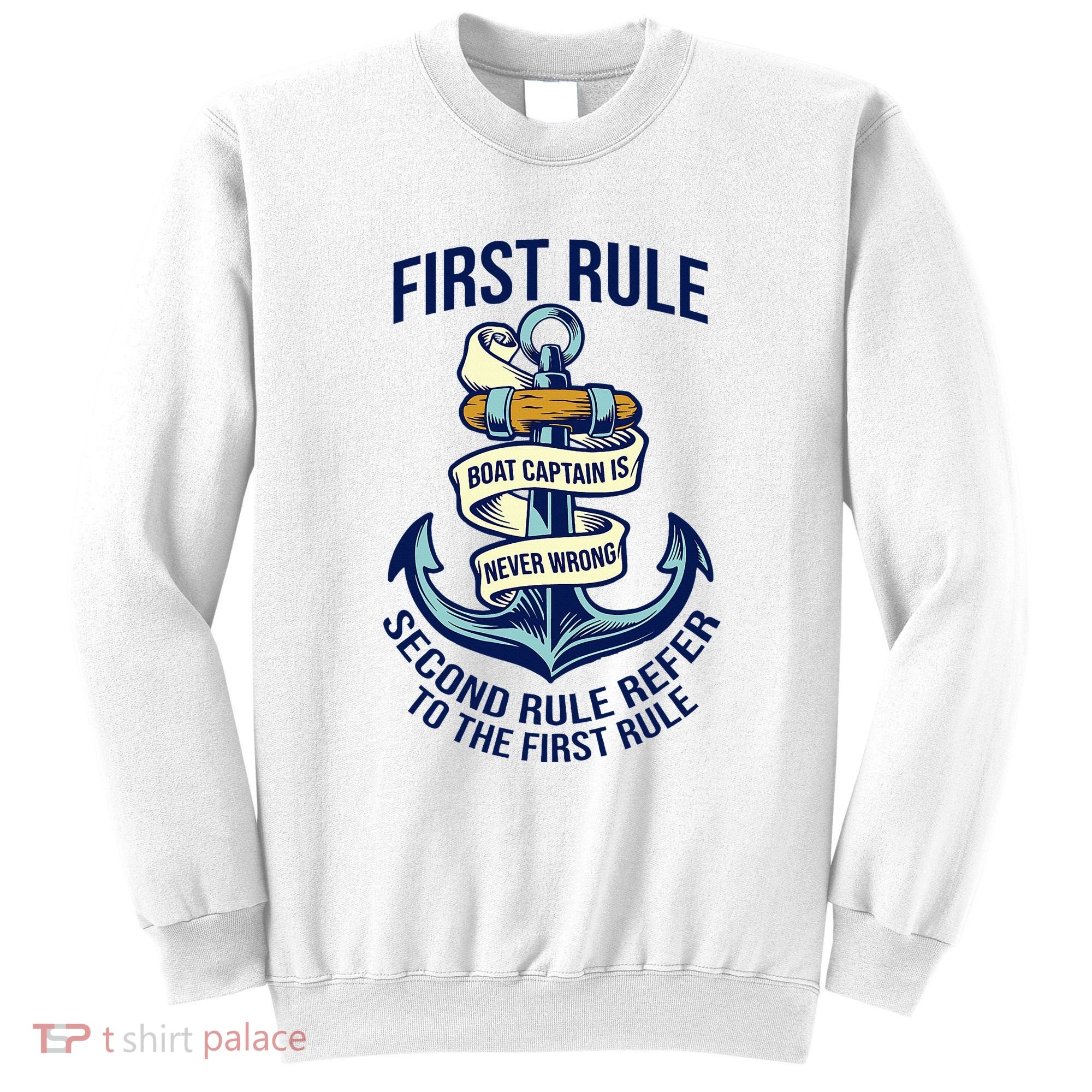 Boat Captain Sailor Seaman Seafarer Maritime Anchor Sweatshirt
