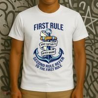 Boat Captain Sailor Seaman Seafarer Maritime Anchor T-Shirt thumb 3