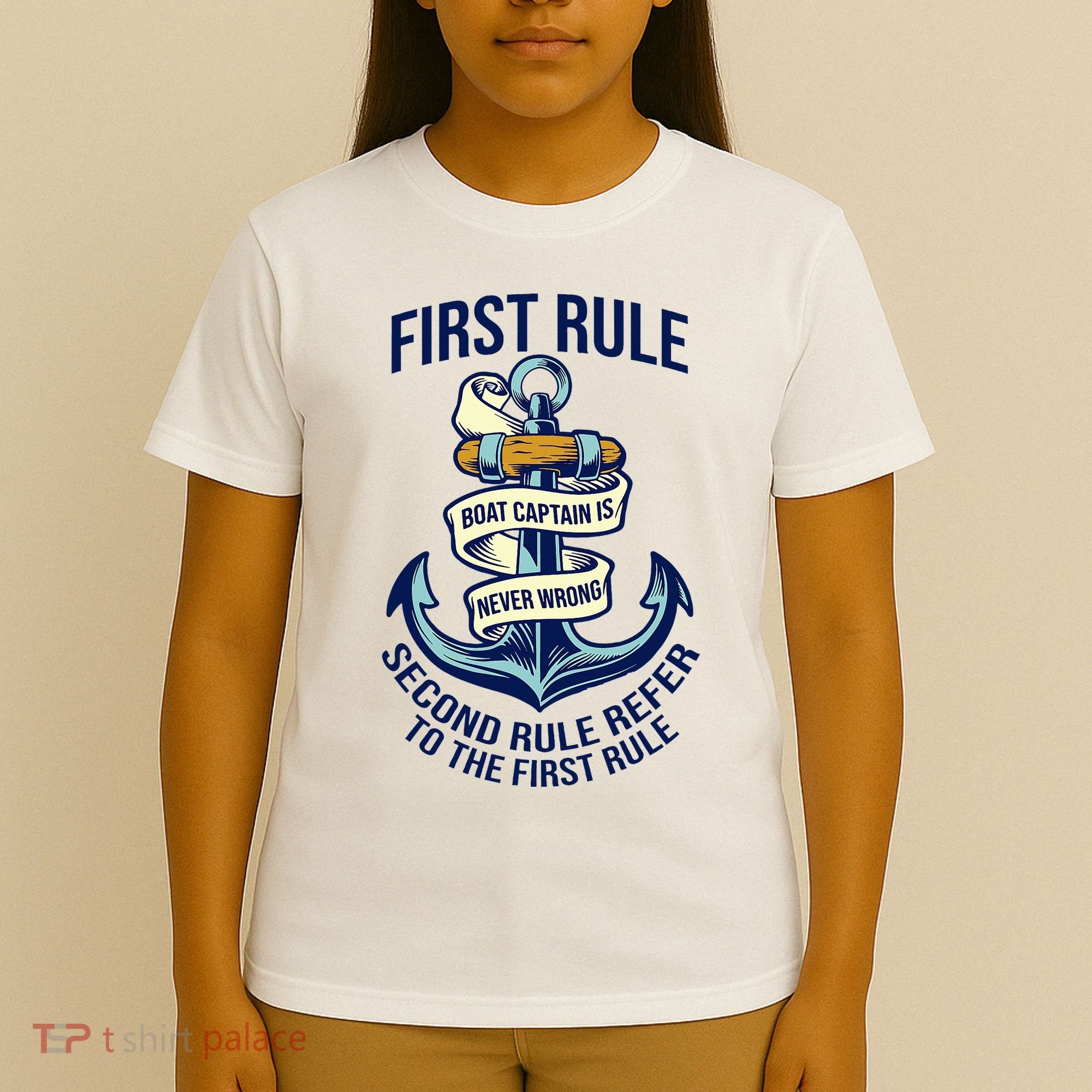 Boat Captain Sailor Seaman Seafarer Maritime Anchor T-Shirt