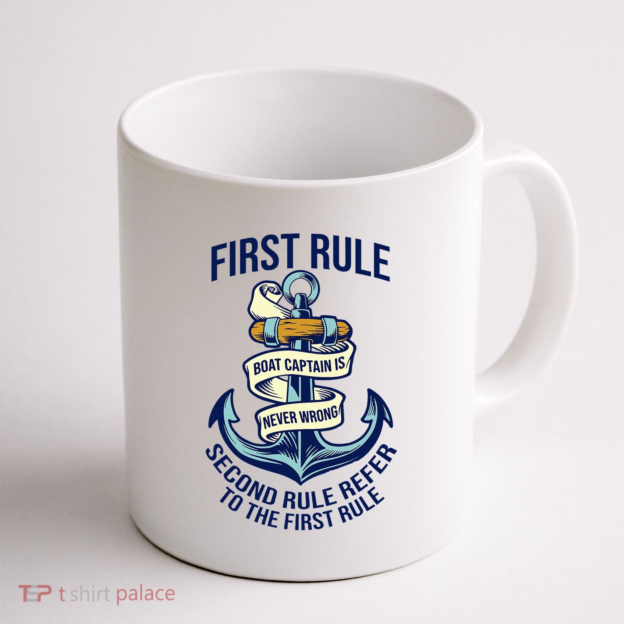 Boat Captain Sailor Seaman Seafarer Maritime Anchor Coffee Mug