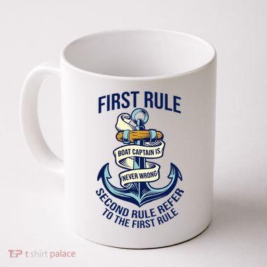 Boat Captain Sailor Seaman Seafarer Maritime Anchor Coffee Mug