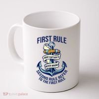 Boat Captain Sailor Seaman Seafarer Maritime Anchor Coffee Mug thumb 0
