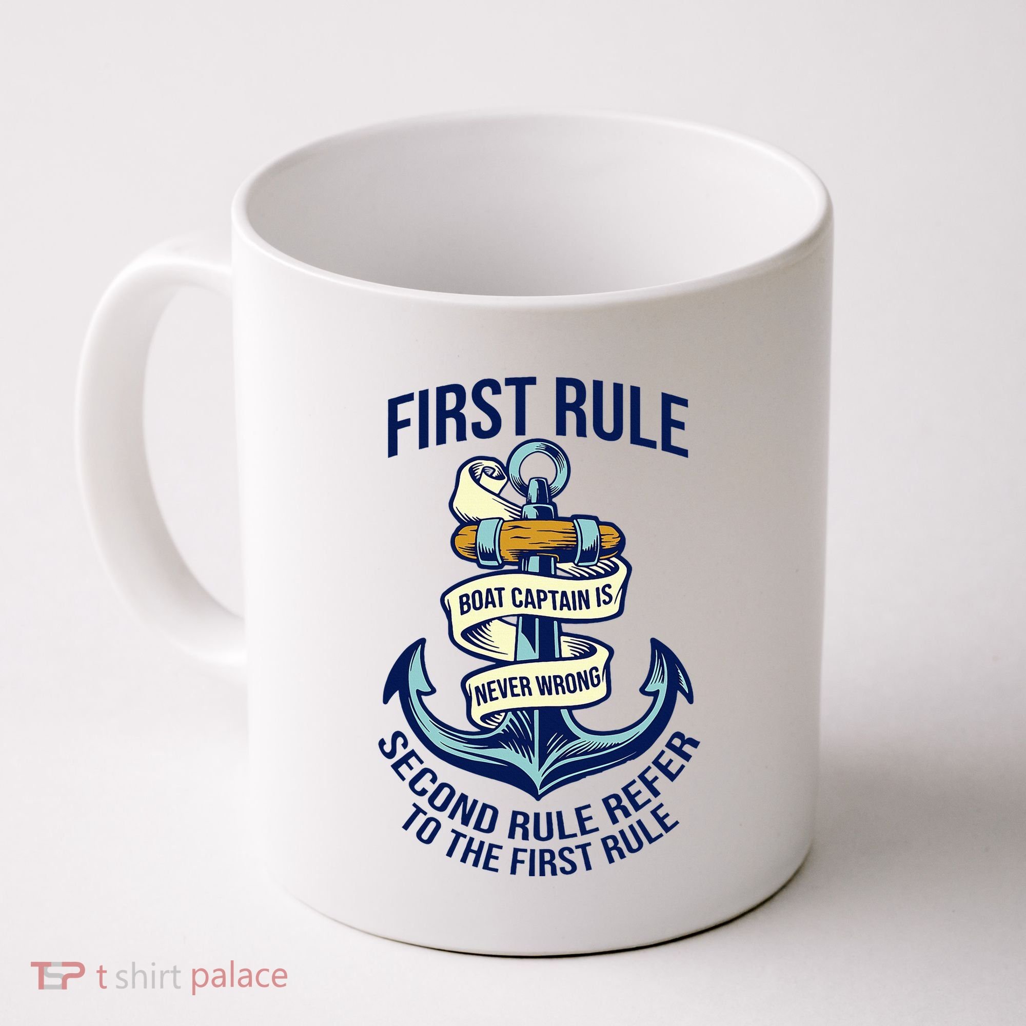 Boat Captain Sailor Seaman Seafarer Maritime Anchor Coffee Mug