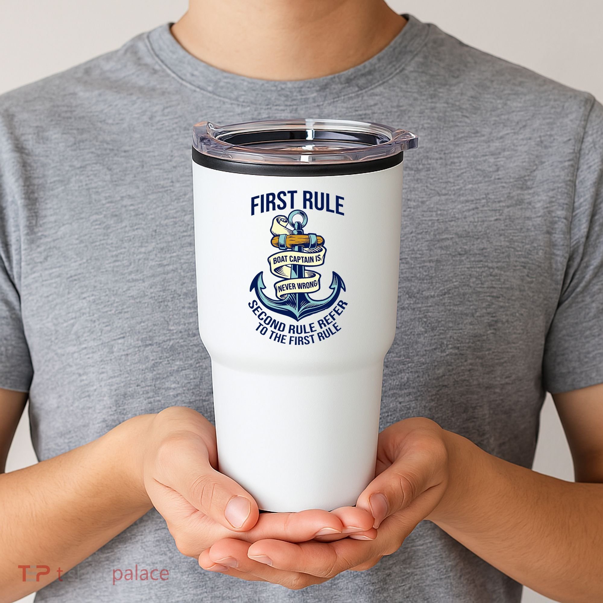 Boat Captain Sailor Seaman Seafarer Maritime Anchor Tumbler