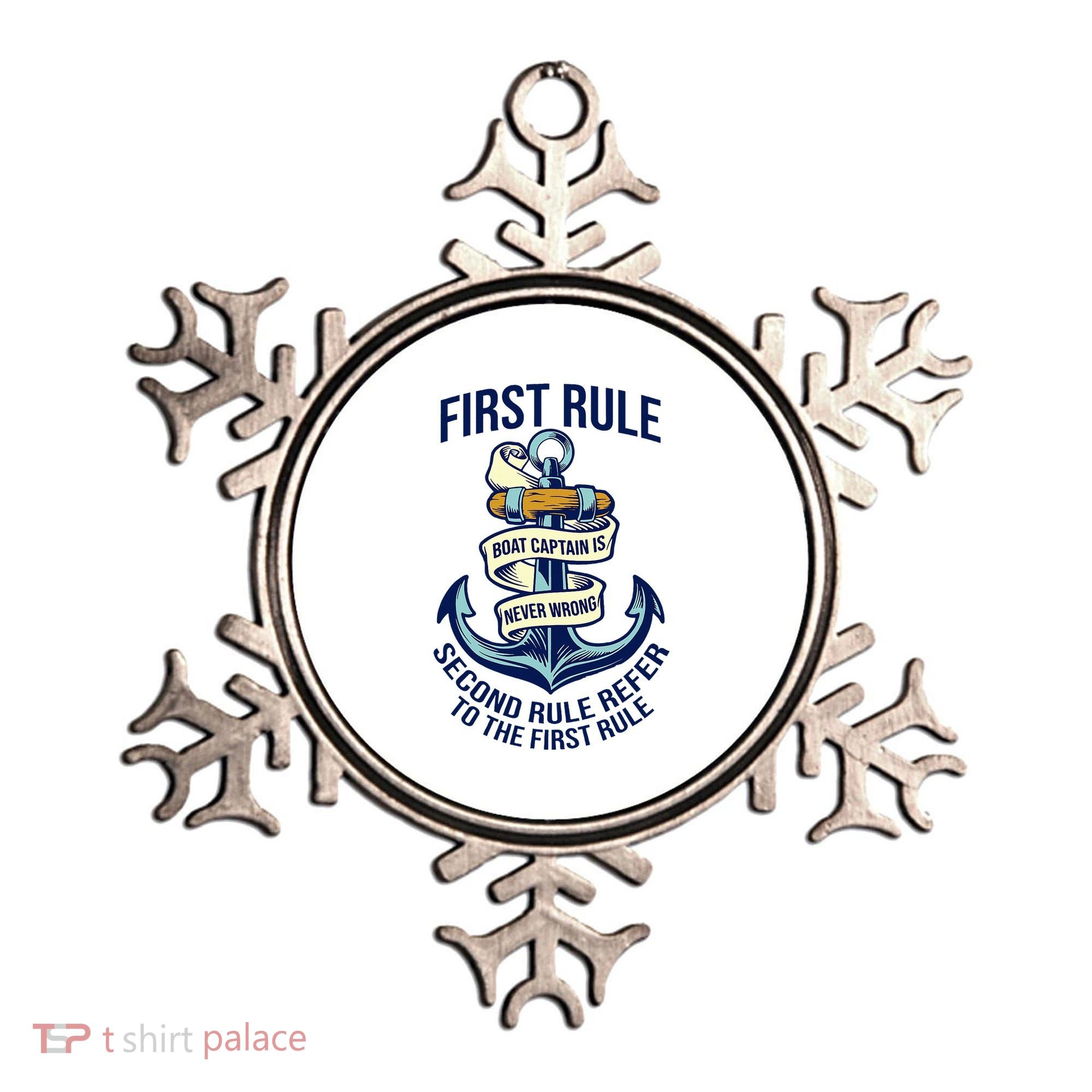 Boat Captain Sailor Seaman Seafarer Maritime Anchor Ornament