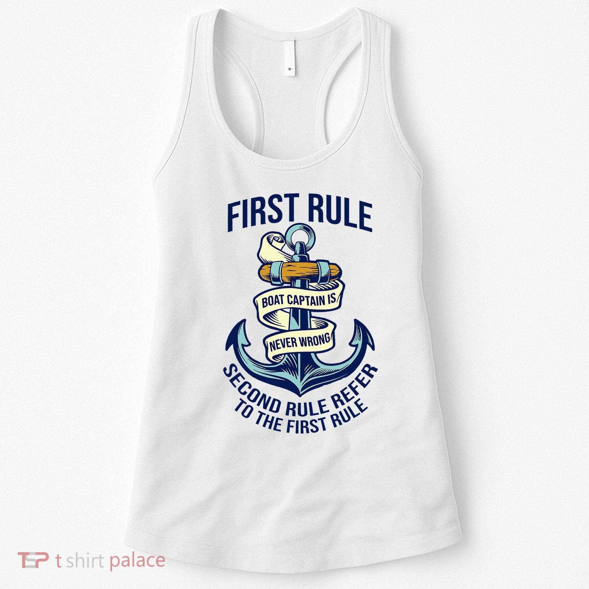 Boat Captain Sailor Seaman Seafarer Maritime Anchor Women's Tank Top