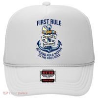 Boat Captain Sailor Seaman Seafarer Maritime Anchor Hat thumb 0
