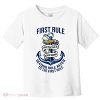 Boat Captain Sailor Seaman Seafarer Maritime Anchor Toddler T-Shirt thumb 0