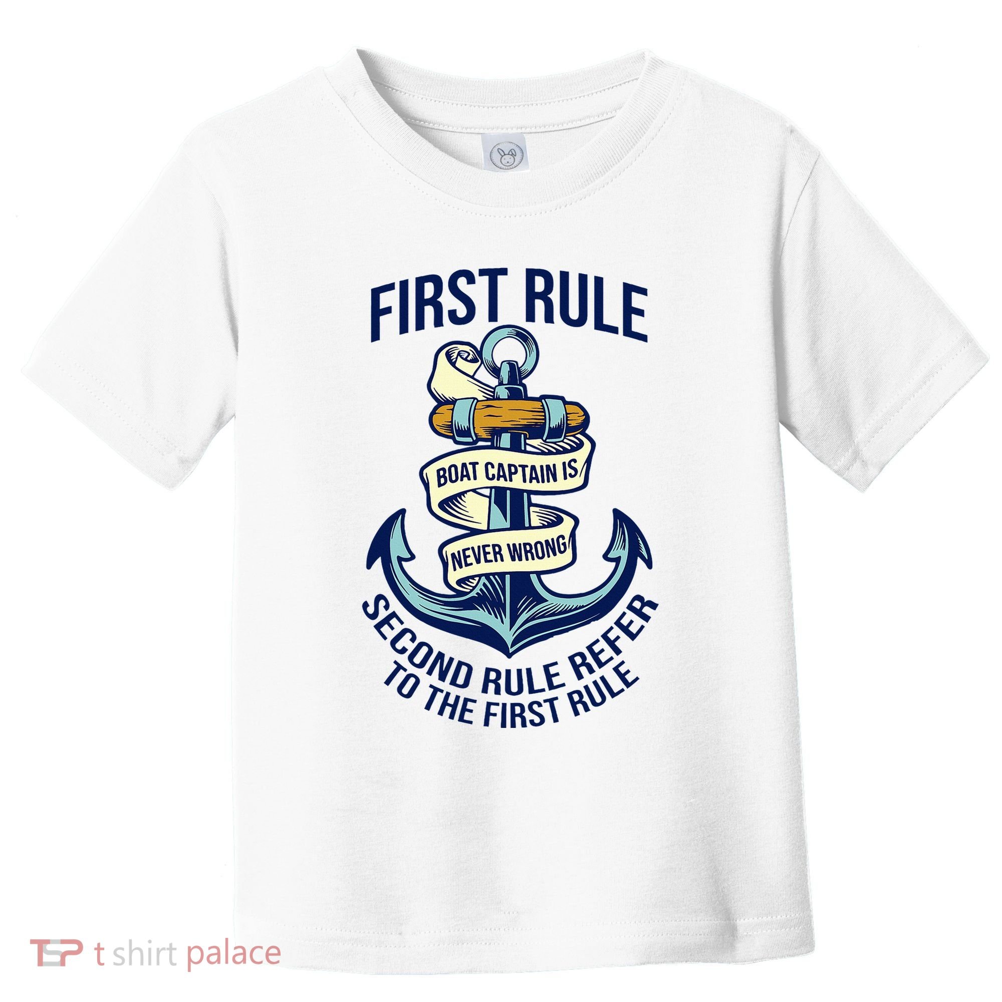 Boat Captain Sailor Seaman Seafarer Maritime Anchor Toddler T-Shirt