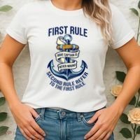 Boat Captain Sailor Seaman Seafarer Maritime Anchor Women's T-Shirt thumb 2