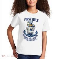 Boat Captain Sailor Seaman Seafarer Maritime Anchor Kids T-Shirt thumb 2