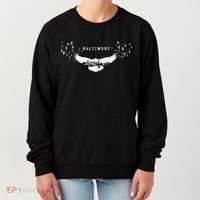Baltimore City Skyline Inside Raven Silhouette Women's Sweatshirt thumb 0