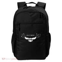 Baltimore City Skyline Inside Raven Silhouette Backpack thumb 0