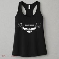 Baltimore City Skyline Inside Raven Silhouette Women's Tank Top thumb 3