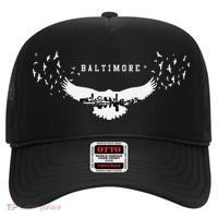 Baltimore City Skyline Inside Raven Silhouette Hat thumb 0