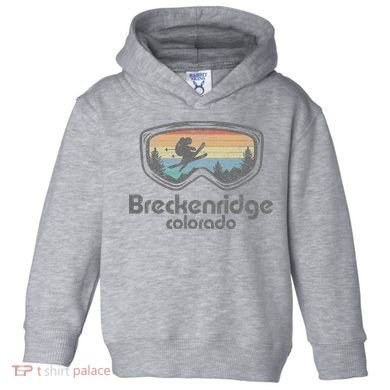 Breckenridge Colorado Ski Mountain Skiing Toddler Hoodie